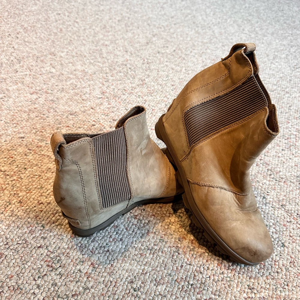 Sorel Brown Ankle Booties